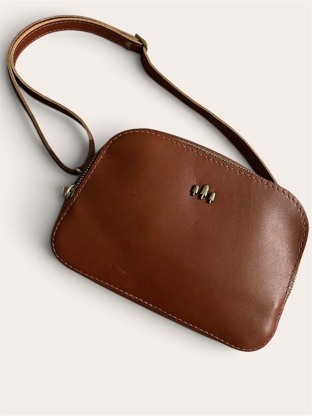 Portland Leather Goods Scarlett Sling Bag Chestnut